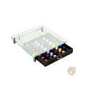 【15日限定888円クーポン】DecoBros Nespresso クリスタルガラス木製 ネスプレッソコーヒーカプセルホルダーストレージ 並行輸入品 送料無料