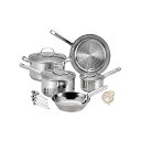 【 先着55名! 2日間限定ゾロ目555円クーポン】ティファール 調理器具セット T-FAL 2100096045 ステンレス 12個入り シルバー 送料無料