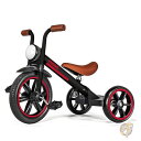 【最大2,025円OFFクーポン配布中】キッズ 三輪車 12インチ パンク無し フリーホイール フロントライト付き 子供用 遊具 KRIDDO