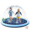 【19日20時~!1000円クーポン20名様】ノンスリップ スプラッシュパッド 子供 犬用 厚手スプリンクラープール 水遊び NP001 VISTOP ヴィストップ