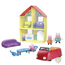 【4/30日限定★円高還元!!510円クーポン】ペッパピッグ Peppa Pig ペッパのファミリーホームコンボ ドールハウス フィギュア4体 おもちゃ F46...