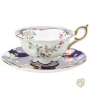 ウェッジウッド Wedgwood ワンダーラスト ミッドナイト クレーン ティーカップ&ソーサー セット 40024023