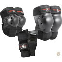 【 先着55名! 2日間限定ゾロ目555円クーポン】トリプルエイト(Triple Eight) プロテクターセット 膝パッド・肘パッド・リストガード ブラック ...