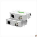 【ポイント3倍!4日20時28時間】EOCコンバータIP over同軸最大3000ft POE電力およびデータ伝送通常のRG59同軸ケーブル経由… 送料無料