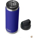 【30日限定500OFFクーポン配信】YETI (イエティ) Rambler 26オンスボトル 真空断熱 ステンレススチール チャグキャップ付き オフショアブル...