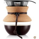 BODUM ボダム POUR OVER プアオーバー ステンレスメッシュフィルター ドリップ式 コーヒーメーカー 500ml コルクカバー付き 送料無料