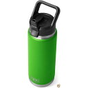 【30日限定500OFFクーポン配信】YETI (イエティ) Rambler 26オンスボトル 真空断熱 ステンレススチール ストローキャップ付き キャノピーグ...