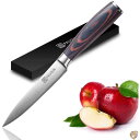 【 先着55名! 2日間限定ゾロ目555円クーポン】PAUDIN ユーティリティナイフ 5インチ シェフナイフ ドイツ高炭素ステンレススチールナイフ 果物と野菜...