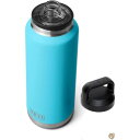 【ラスト700円クーポン!先着50名様】YETI (イエティ) Rambler 48オンスボトル 真空断熱 ステンレススチール チャグキャップ付き リーフブルー