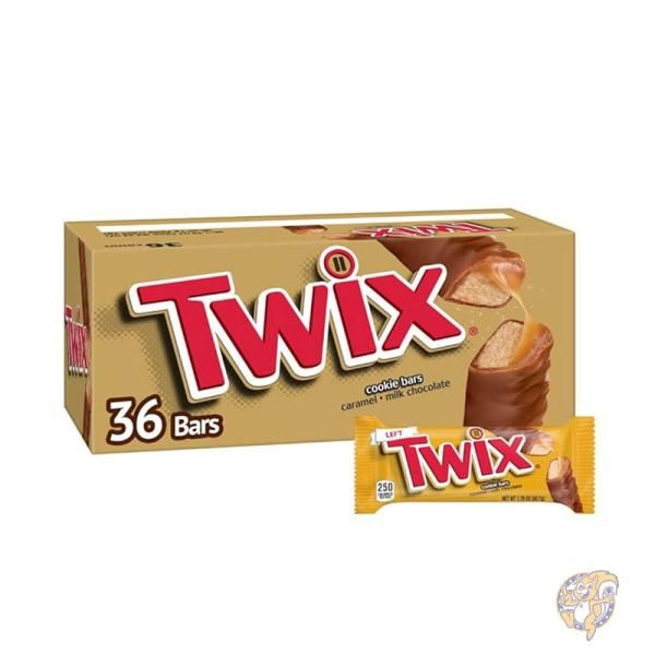 【クーポン配信中】ツイックス TWIX キャラメル チョコレート バー お菓子 50g 36個セット 10040000353918