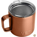 【 先着55名! 2日間限定ゾロ目555円クーポン】YETI (イエティ) Rambler 14オンス マグ ステンレススチール 真空保温 標準蓋付き コッパー