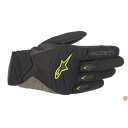 alpinestars(アルパインスターズ)バイクグローブ ブラック/イエローフロー (サイズ:M) SHORE(ショアー)グローブ 送料無料