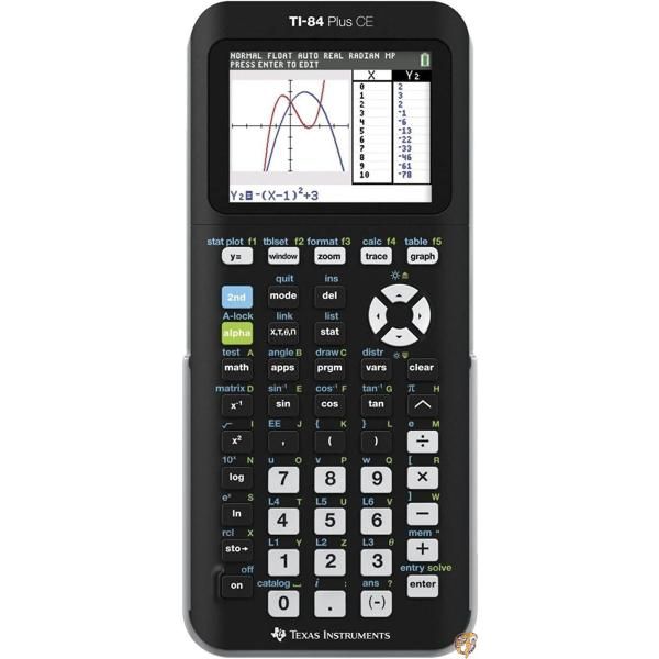 【14-15日限定!1000円クーポン20名様】Texas Instruments ti-84 Plus Ce カラーグラフ電卓 ブラック