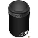 YETI (イエティ) ランブラー 12オンス コルスター缶インシュレーター 標準サイズの缶用 ブラック (中身の缶なし)