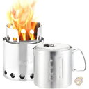 【 先着55名! 2日間限定ゾロ目555円クーポン】ストーブ&ポット900コンボ Solo Stove SS1-P1 超軽量クックシステム 送料無料