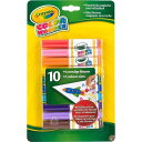 【15日限定888円クーポン】Crayola Color Wonder Mini Markers -10/Pkg (並行輸入品)(3)