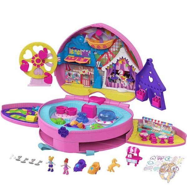 【ポイント3倍4日&5日】ポリーポケット Polly Pocket ドールハウスセット タイニー イズ マイティ テーマパーク おもちゃ GKL60