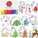 【最大2,025円OFFクーポン配布中】Christmas Cookie Cutter Set - 11 Piece Holiday Shapes Includ...