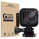 【4/30日限定★円高還元!!510円クーポン】Akwox 0.3mm 9H ハード耐傷性カメラレンズフィルム GoPro Hero4 Session/Hero...