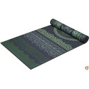 【 先着55名! 2日間限定ゾロ目555円クーポン】Gaiam ヨガマット - プレミアム 6mm プリント リバーシブル 極厚 滑り止め エクササイズ&フィッ...