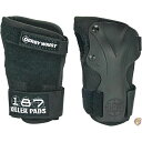 【 先着55名! 2日間限定ゾロ目555円クーポン】187 Killer Pads ダービーリストガード (ブラック Mサイズ) 送料無料