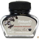 【 先着55名! 2日間限定ゾロ目555円クーポン】Pelikan ペリカン Fount India 万年筆対応 カーボン 顔料インク ブラック 黒 30ml ...