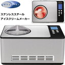 【先着55名様!全品555円クーポン配信中】Whynter ICM-200LS Stainless Steel Ice Cream Maker, 2.1-Qua...