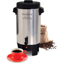 【15日限定888円クーポン】West Bend 58002 42 Cup コーヒーポット 保温ポット 卓上ポット 保温 保冷 ポット Polished Aluminum 並行輸入品 送料無料