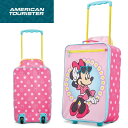 【 先着55名! 2日間限定ゾロ目555円クーポン】ミニーマウス キャリーケース ディズニー ミニー キッズ AMERICAN TOURISTER キャリーオン...