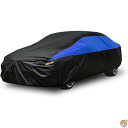 【15日限定888円クーポン】GUNHYI 自動車カバー 全天候防水 ユニバーサルフィット セダン ダッジ チャレンジャー、シボレー インパラ、トヨタ アバロン、キャデラックデビル/セビル、レクサス ES、BMW 7シリーズなど。