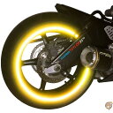 【19日20時~!1000円クーポン20名様】customTAYLOR33 (すべての車両 イエロー/ゴールド 高輝度グレード 反射性 著作権取得済み 安全リムテープ