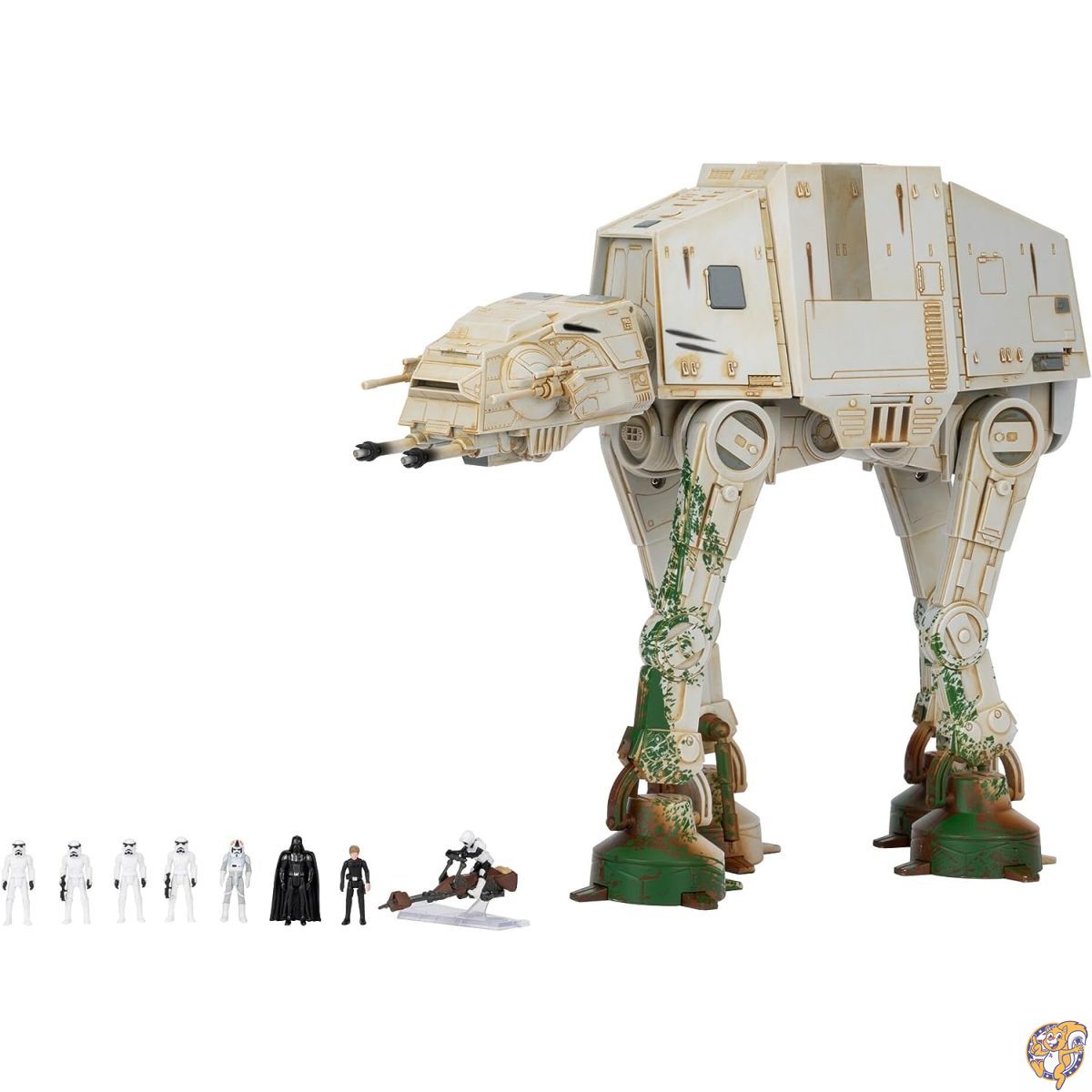 STAR WARS マイクロギャラクシー飛行隊 アットウォーカー (エンド) 10インチ車両 ライト、サウンド、アクションゾーン、アクセサリー付き (8歳以上のお子様向けおもちゃ) SWJ0259