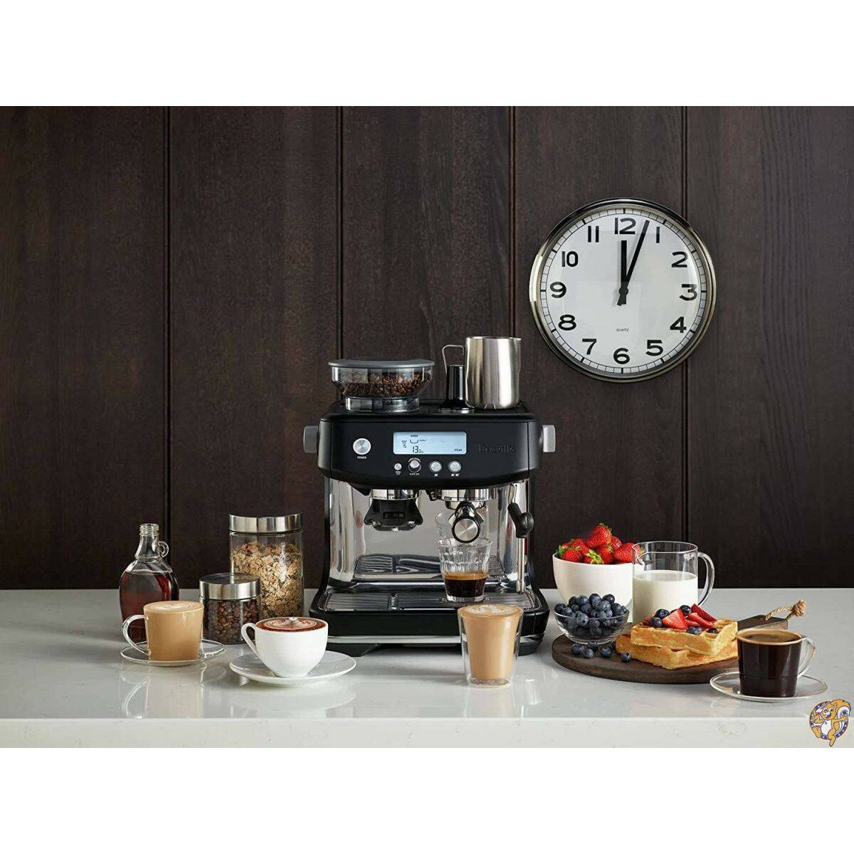 【ラスト700円クーポン!先着50名様】Breville BES878 Barista Pro Espresso Machine, Black Truffle エスプレッソマシーン