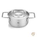 【30日限定500OFFクーポン配信】フィスラー Fissler 鍋 ピュアコレクション ステンレススチール 2L ストックポット 金属蓋付き 086-114-...