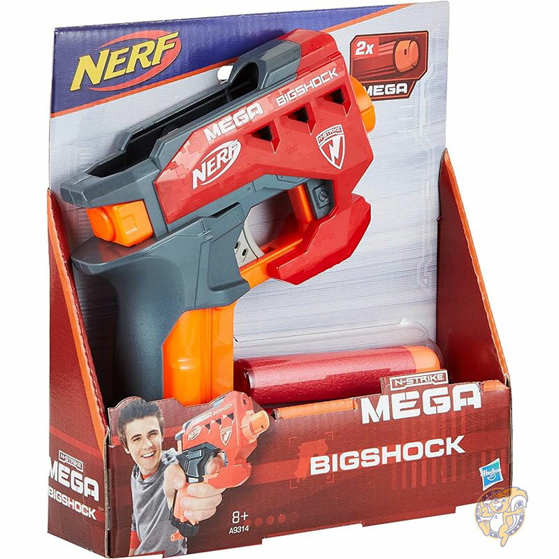Nerf ナーフ N-ストライク メガ ビッグショック ブラスター おもちゃ メガダーツ2本付き A9314 2