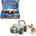 【ポイント3倍!3日20時〜5日】パウ・パトロール Paw Patrol トラッカーのジャングルクルーザー コレクターフィギュア付き パウパト トラッカー 車両...