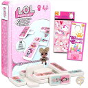 LOL サプライズ L.O.L. Surprise! ドミノ ブリキゲームセット 子供 幼児向け LOL 人形ドミノボードゲーム ステッカー 300 枚 ハンガ...