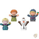 【30日限定500OFFクーポン配信】リトルピープル 幼児用おもちゃ ディズニー アナと雪の女王 エルサと仲間たち フィギュアセット アナ クリストフとオラフ付...