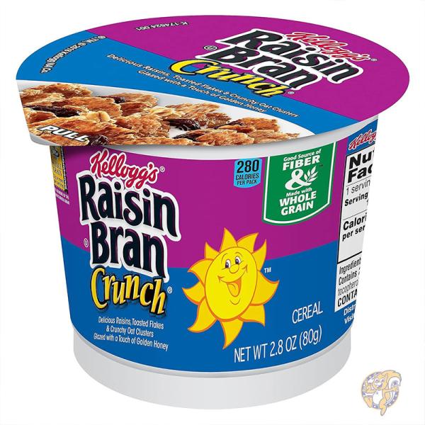【クーポン配信中】ケロッグ Kellogg's シリアル レーズン ブラン クランチ カップ入りシリアル 79g 6個入り 429238