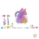 ポリーポケット Polly Pocket おもちゃ レインボー ユニコーン サロン スタイリング ヘッド付き HMX18