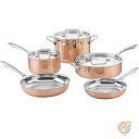 【 先着55名! 2日間限定ゾロ目555円クーポン】Cuisinart クイジナート キッチン用品 調理器具 フライパン 鍋 セット 銅 CTPP-8