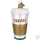 Old World Christmas オーナメント コーヒーカップ ガラス オーナメント