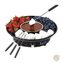 チョコレートフォンデュキット 電気 フォンデュポットセット KFSDT Kusini チョコ溶かす バレンタイン クリスマス