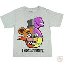 【19日20時~!1000円クーポン20名様】Five Nights at Freddy's ファイブ ナイツ アット フレディーズ スプリット フェース 男の子用 Tシャツ 送料無料