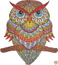 【14-15日限定!1000円クーポン20名様】Wooden Jigsaw Puzzles - Colourful Owl Hartmaze HM-04 Small Bird Puzzle 送料無料