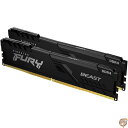 キングストン Kingston FURY デスクトップPC用メモリ DDR4 3200MT/秒 32GB×2枚 Beast ビースト CL16 KF432C16BBK2/64