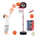 キッズ バスケットボール フープスタンド ボール&ポンプ付き スポーツ遊具 Basket2020 Atlasonix アトラソニックス