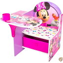 【30日限定500OFFクーポン配信】デルタ ディズニー ミニーマウス 一体型 チェアーデスク 女の子 3歳から テーブル イス セット Delta tc856...