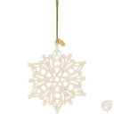 【ポイント2倍ワンダフルデー】レノックス 2020年版 スノーフレーク オーナメント アイボリー Lenox クリスマス装飾品 クリスマスオーナメント クリスマス飾り クリスマス装飾 アメリカ輸入品 アメリカクリスマス雑貨 デコレーション 海外クリスマス商品 送料無料