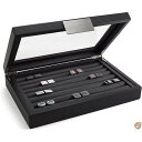【最大2,025円OFFクーポン配布中】Glenor Co Cufflink Box for Men - Holds 70 Cufflinks - Luxury...